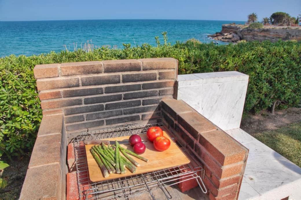 Casa Vesalia A 1A Linea De Mar Con Aa Y Wi-Fi. Villa Vinarós Eksteriør bilde