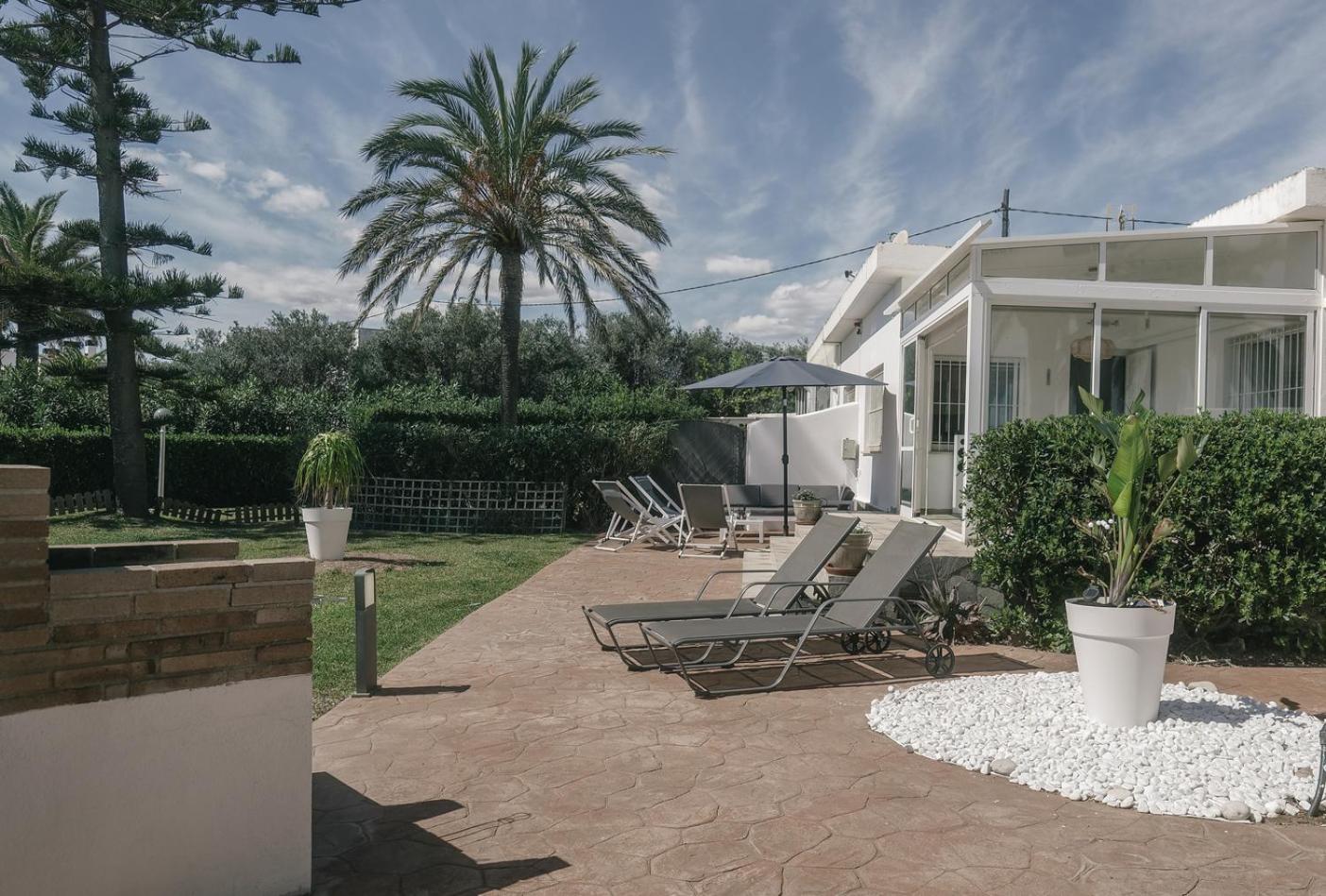 Casa Vesalia A 1A Linea De Mar Con Aa Y Wi-Fi. Villa Vinarós Eksteriør bilde