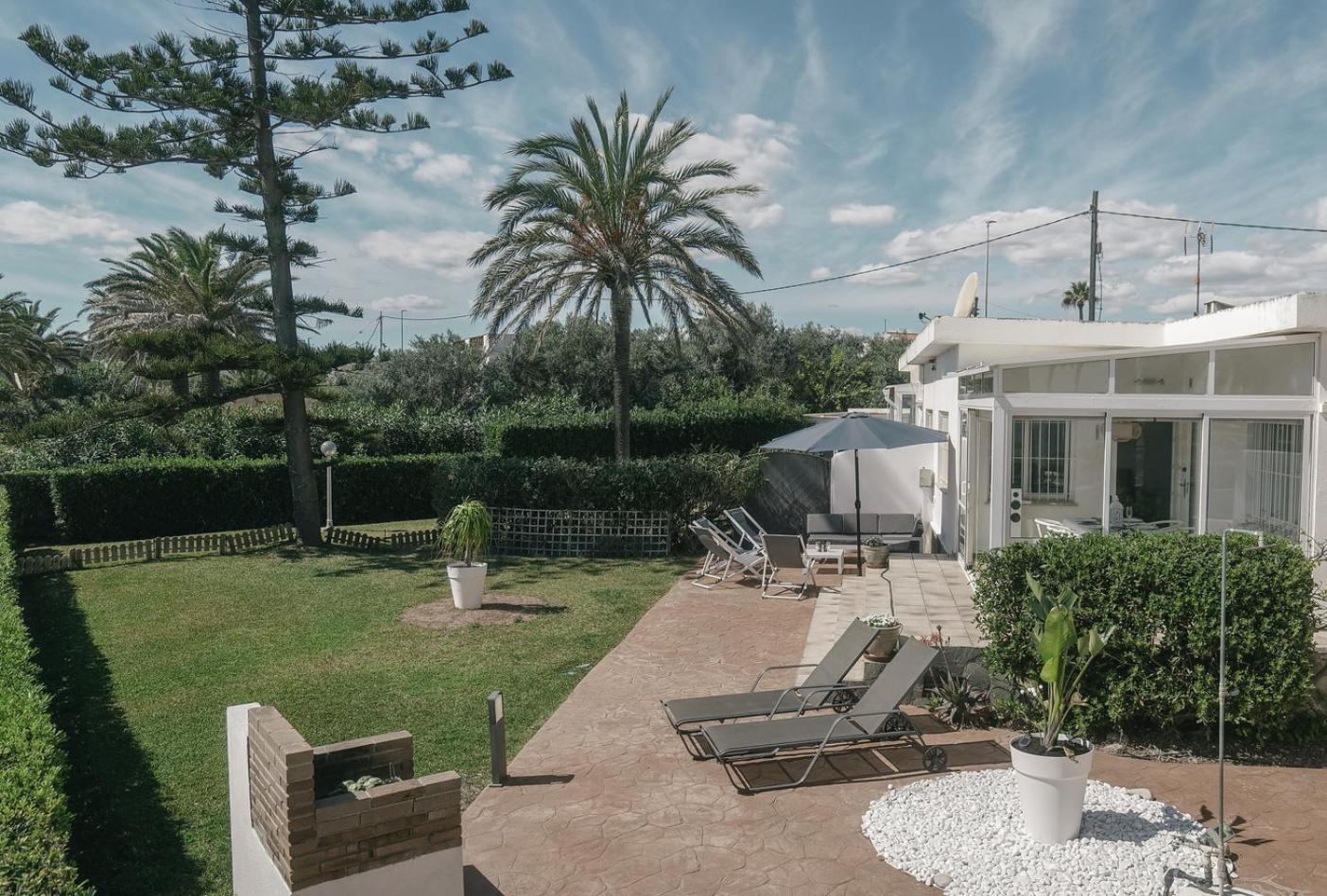 Casa Vesalia A 1A Linea De Mar Con Aa Y Wi-Fi. Villa Vinarós Eksteriør bilde