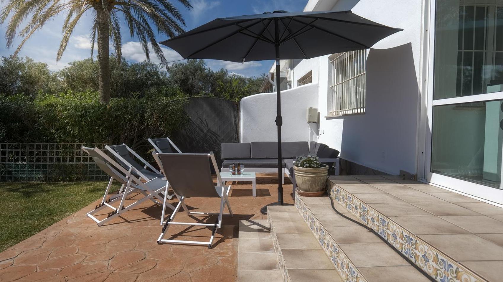 Casa Vesalia A 1A Linea De Mar Con Aa Y Wi-Fi. Villa Vinarós Eksteriør bilde